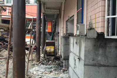 天水当建筑物出现这些危险信号必须要加固处理！